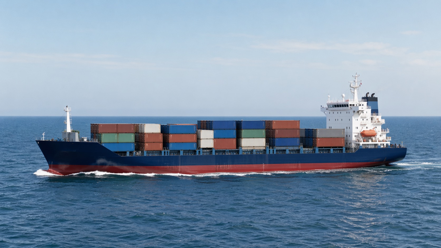 Representative 1,056 TEU container feeder
