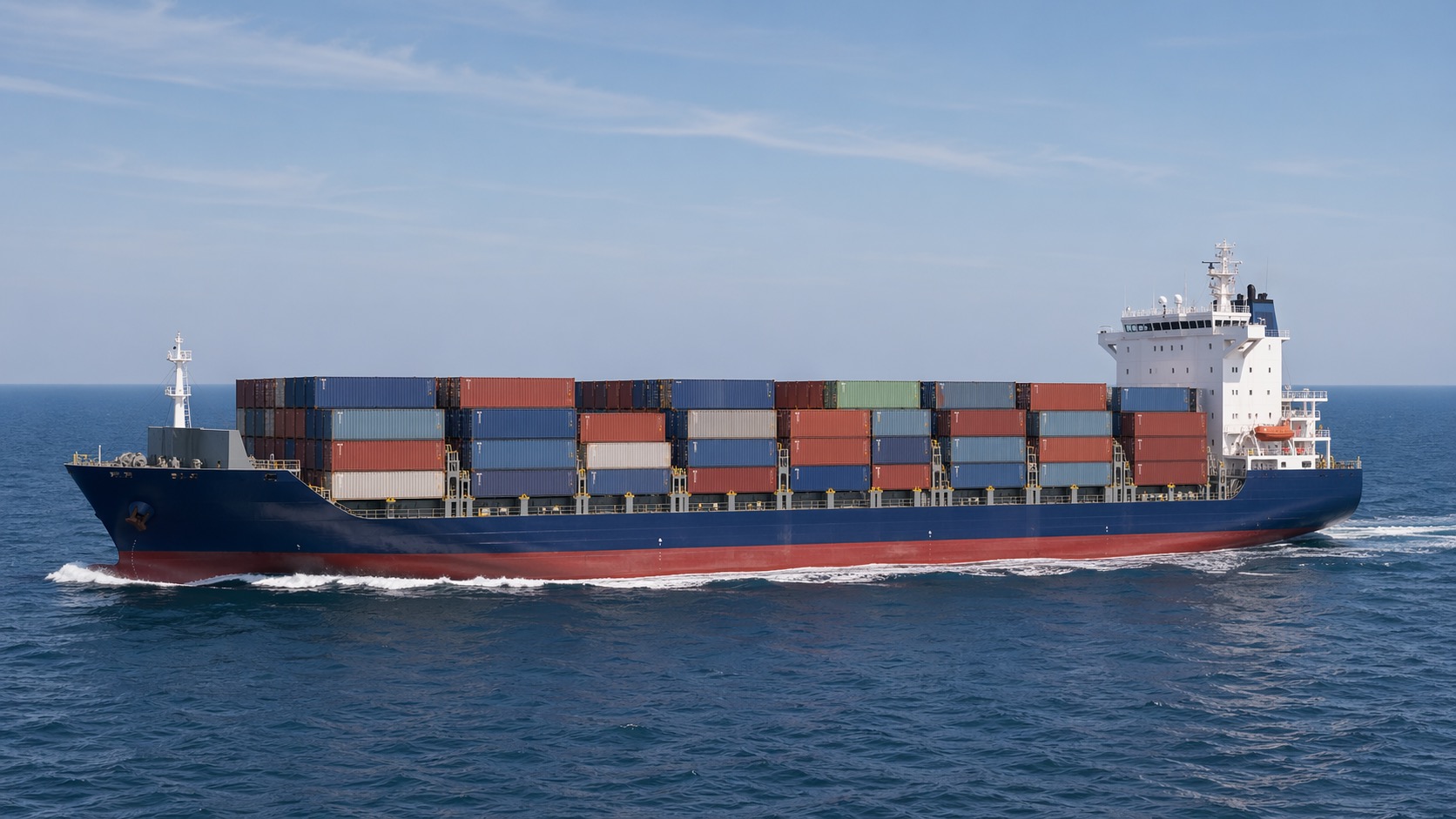 Representative 2,680 TEU container ship
